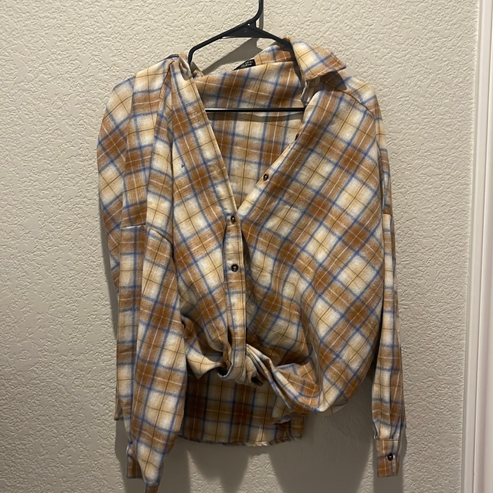 Shein flannel size XS